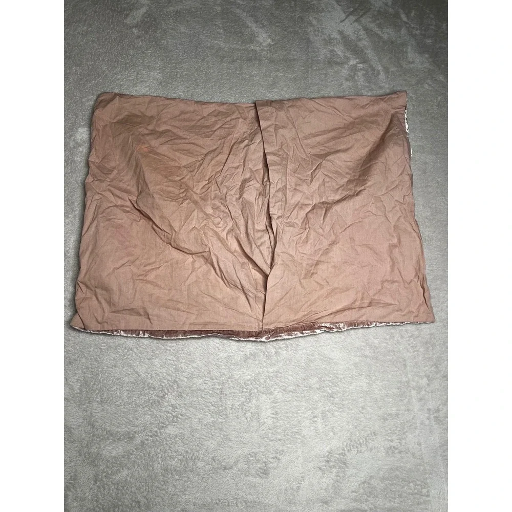 West Elm Crushed Velvet Pillow Sham Dusty Rose Pink 20x26‎ Standard 1672273R